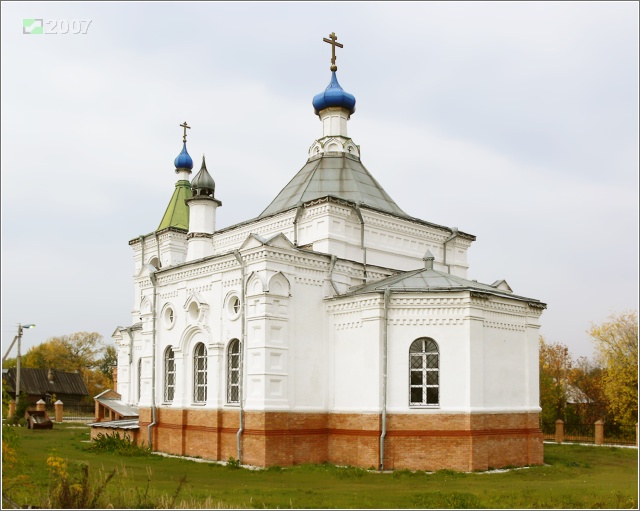 Санино. Церковь Черниговской иконы Божией Матери. фасады, Вид с юго-востока