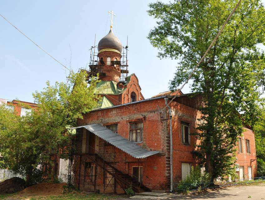 Церковь Рождества Иоанна Предтечи в Сокольниках, Сокольники (Восточный административный округ (ВАО), г. Москва). фасады, Вид с северо-запададной стороны