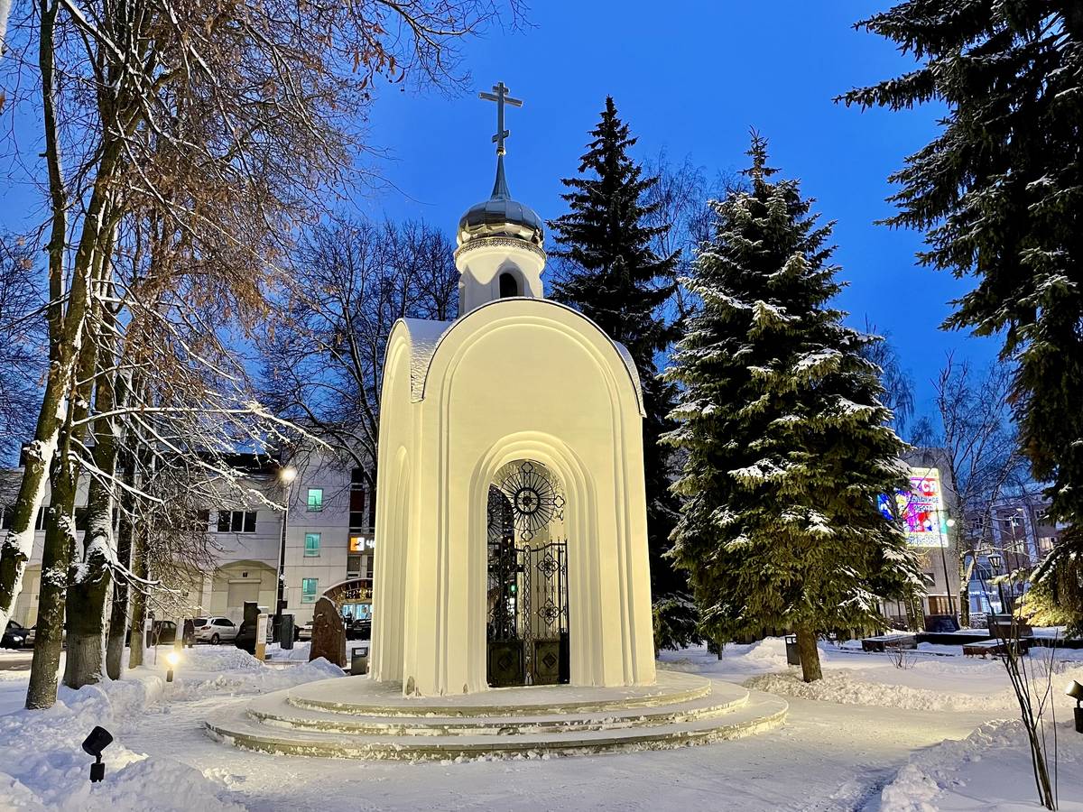фасады. Часовня в память о погибших в годы Великой Отечественной войны, Ногинск (Богородский городской округ, Московская область)
