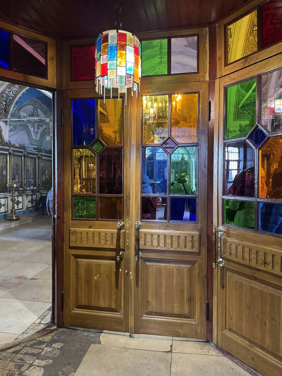 Тамбур притвора, интерьер и убранство. Церковь Илии Пророка, Мамонтово (Богородский городской округ, Московская область)