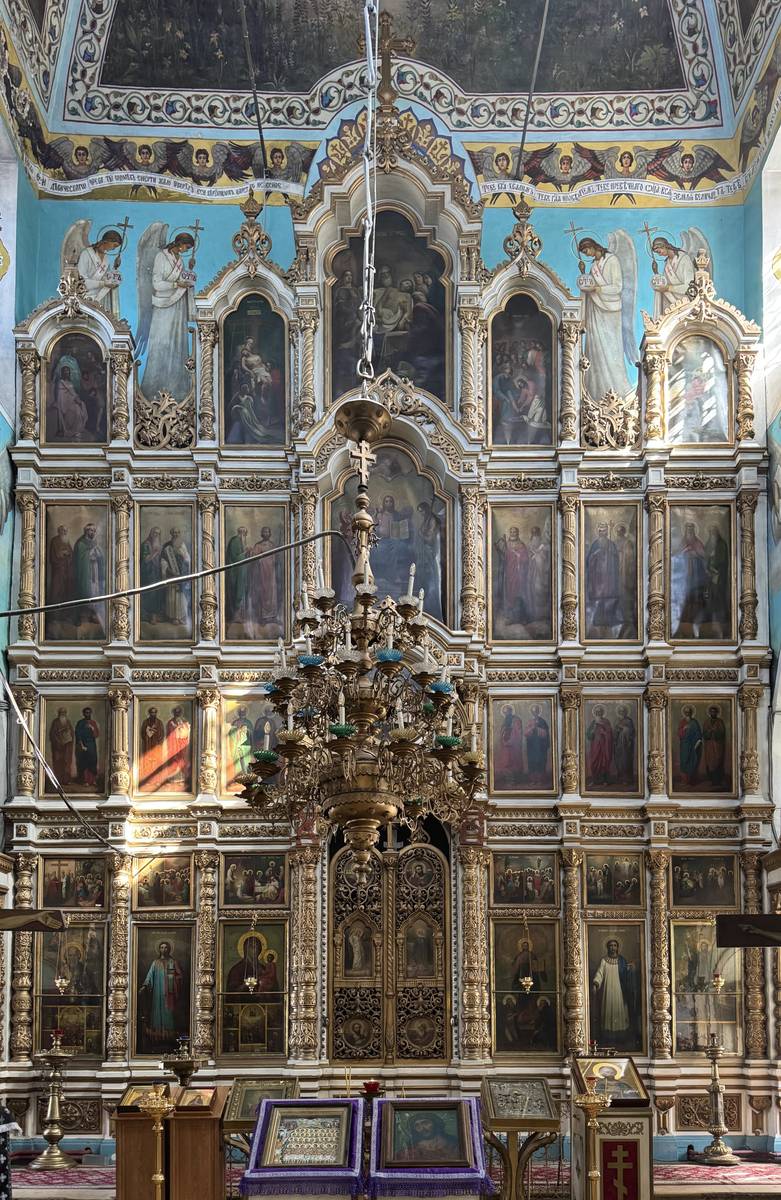 Главный иконостас, интерьер и убранство. Церковь Илии Пророка, Мамонтово (Богородский городской округ, Московская область)