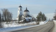 Церковь Сергия Радонежского, Вид на храм с дороги от села Заречье<br>, Новосергиево, Богородский городской округ, Московская область