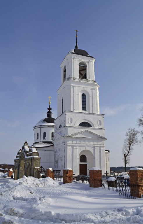 Новосергиево. Церковь Сергия Радонежского. фасады