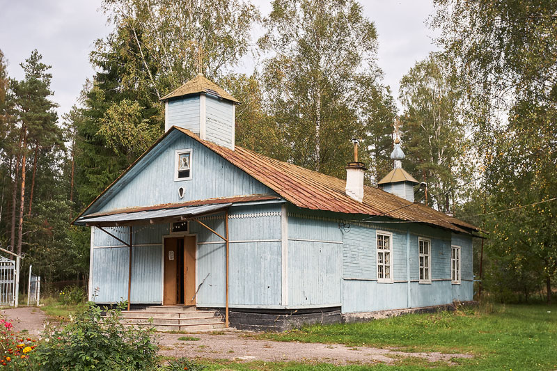 Большие Поля. Церковь Казанской иконы Божией Матери. фасады, Вид с юго-запада