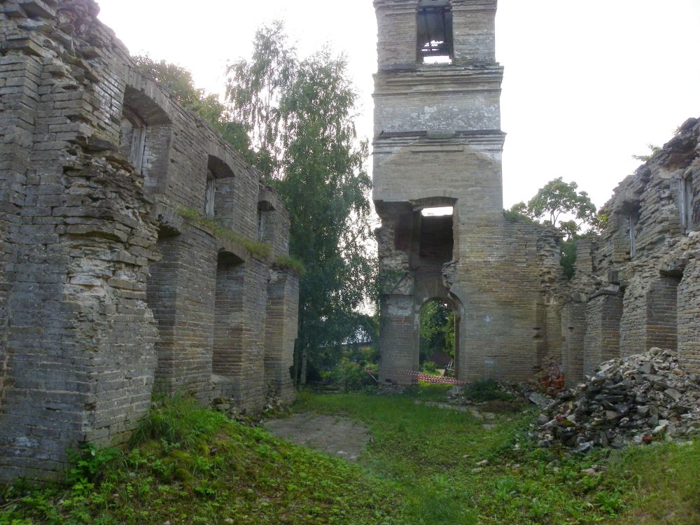 Церковь Николая Чудотворца (старая), Русско-Высоцкое (Ломоносовский район, Ленинградская область). интерьер и убранство