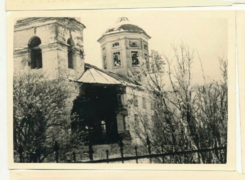 Русско-Высоцкое. Церковь Николая Чудотворца (старая). архивная фотография, Фото 1941 г. с аукциона e-bay.de