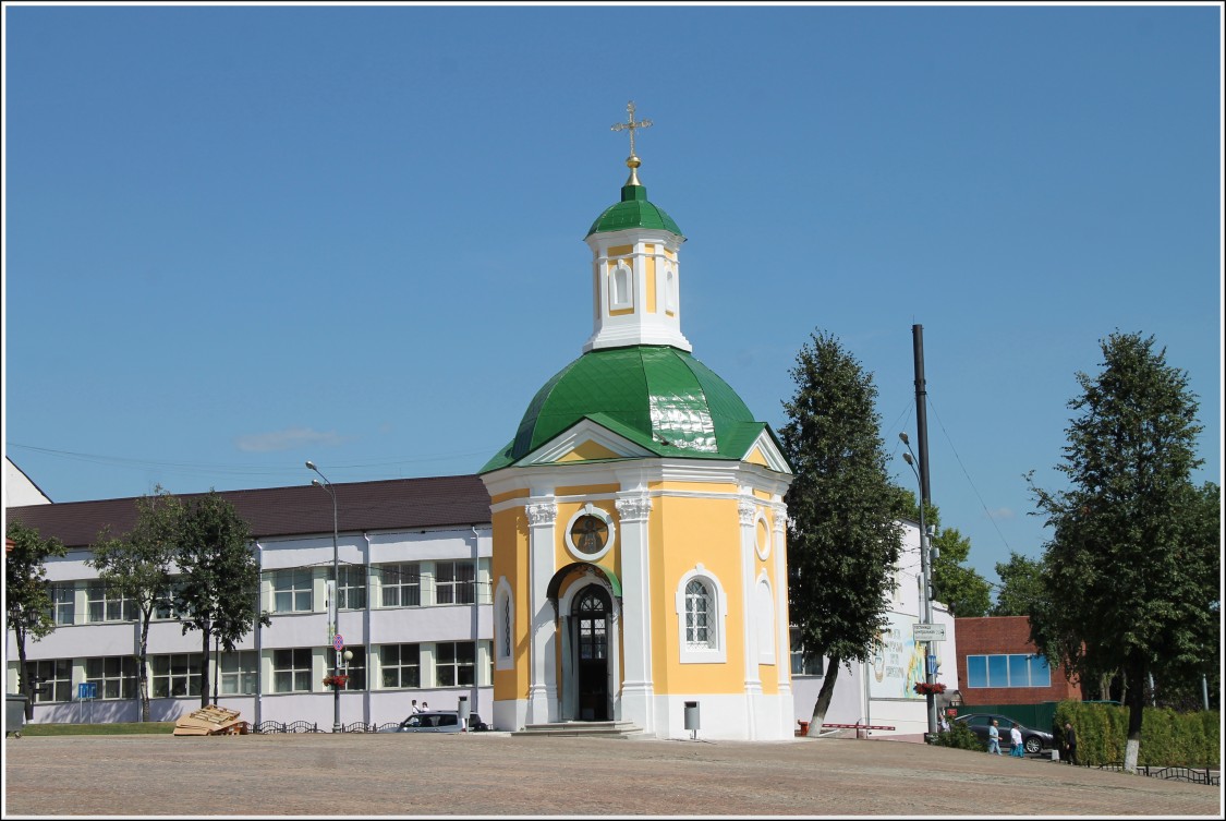Красногорская часовня, Сергиев Посад (Сергиево-Посадский городской округ, Московская область). общий вид в ландшафте