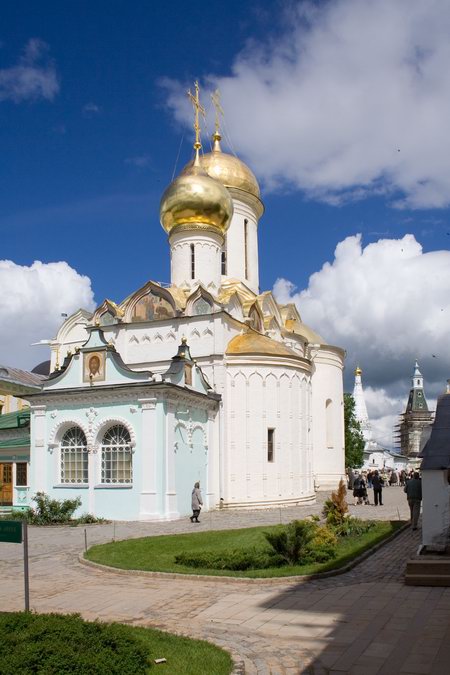 Троице-Сергиева Лавра. Собор Троицы Живоначальной, Сергиев Посад (Сергиево-Посадский городской округ, Московская область). фасады