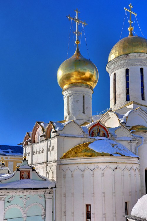 Троице-Сергиева Лавра. Собор Троицы Живоначальной, Сергиев Посад (Сергиево-Посадский городской округ, Московская область). архитектурные детали
