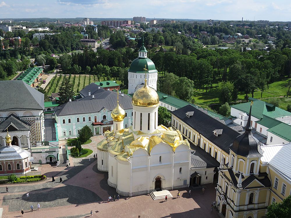 Троице-Сергиева Лавра. Собор Троицы Живоначальной, Сергиев Посад (Сергиево-Посадский городской округ, Московская область). фасады