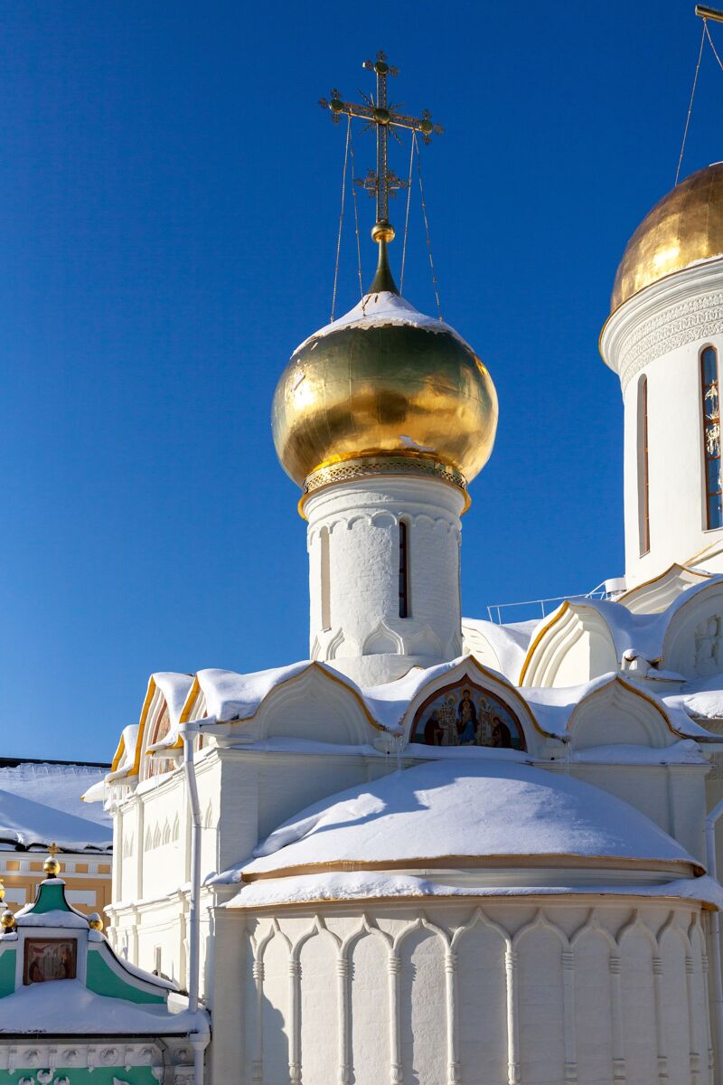 Троице-Сергиева Лавра. Собор Троицы Живоначальной, Сергиев Посад (Сергиево-Посадский городской округ, Московская область). архитектурные детали