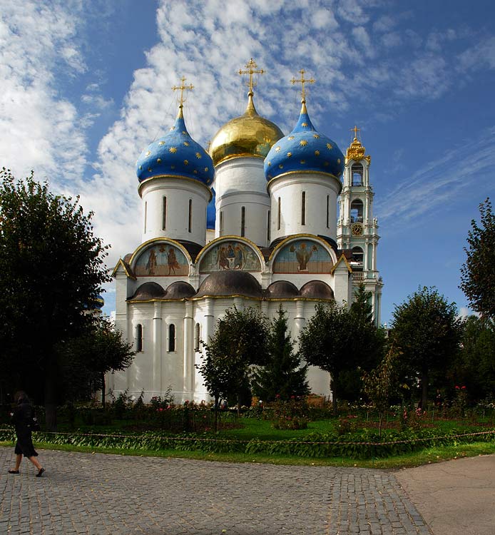 Троице-Сергиева Лавра. Собор Успения Пресвятой Богородицы, Сергиев Посад (Сергиево-Посадский городской округ, Московская область). фасады