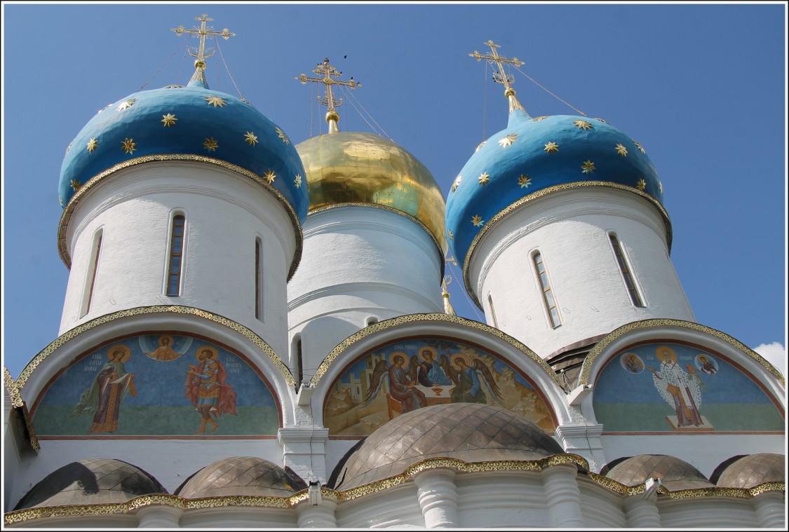 Троице-Сергиева Лавра. Собор Успения Пресвятой Богородицы, Сергиев Посад (Сергиево-Посадский городской округ, Московская область). архитектурные детали