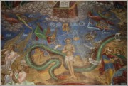 Троице-Сергиева Лавра. Собор Успения Пресвятой Богородицы, Настенная роспись:"Страшный суд" (фрагмент)<br>, Сергиев Посад, Сергиево-Посадский городской округ, Московская область