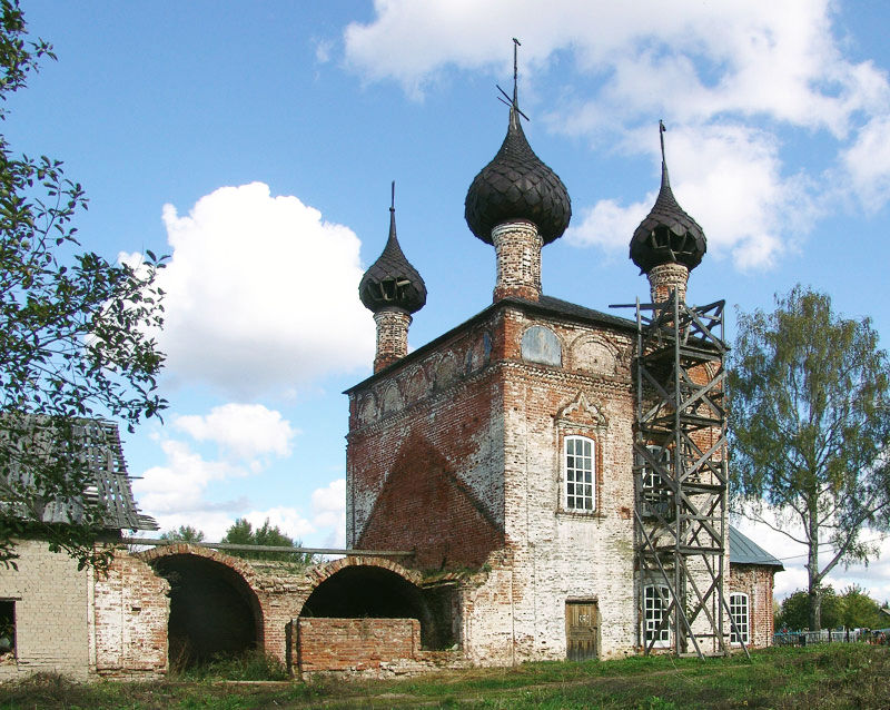Церковь Воскресения Христова, Григорцево (Нерехтский район, Костромская область). фасады