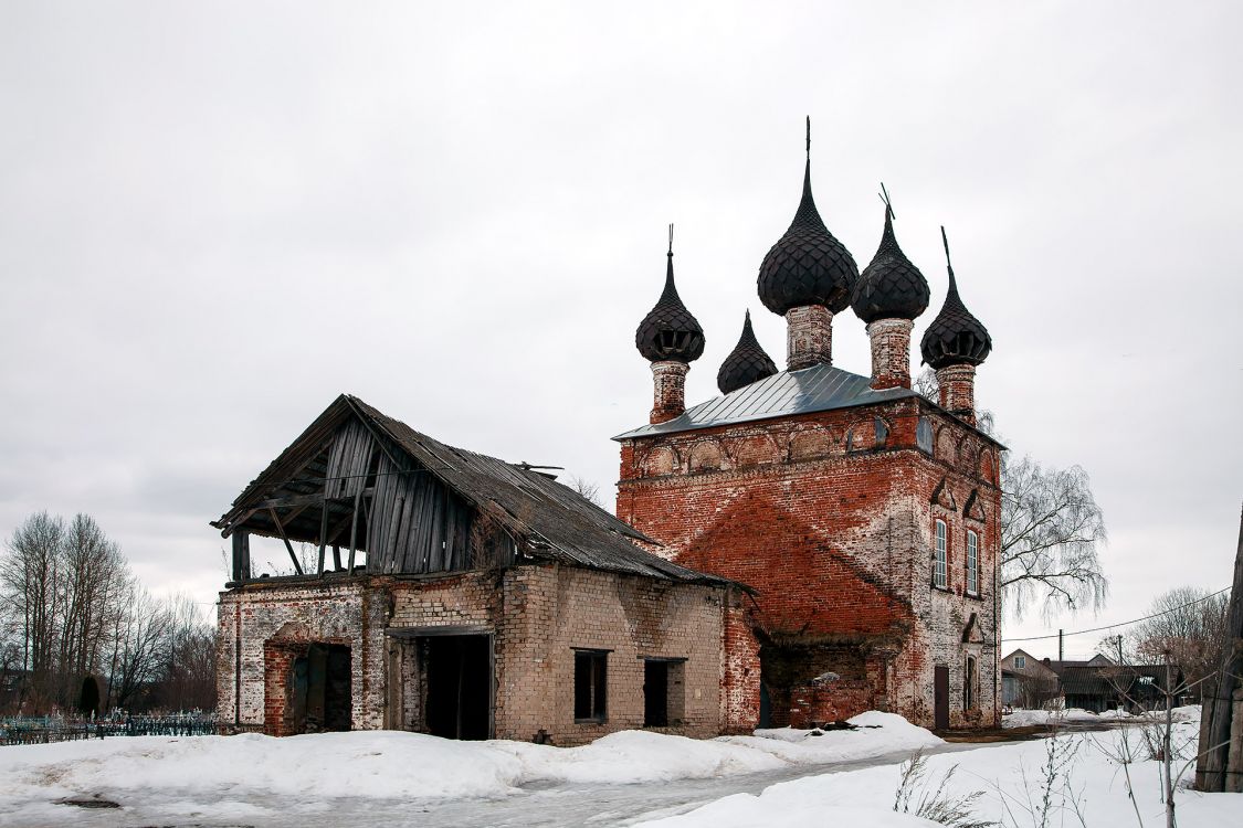 Церковь Воскресения Христова, Григорцево (Нерехтский район, Костромская область). фасады