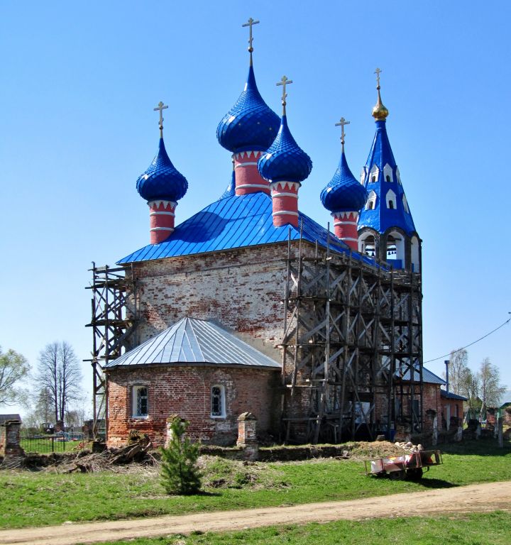 Кувакино. Церковь Михаила Архангела. фасады, вид с северо-востока