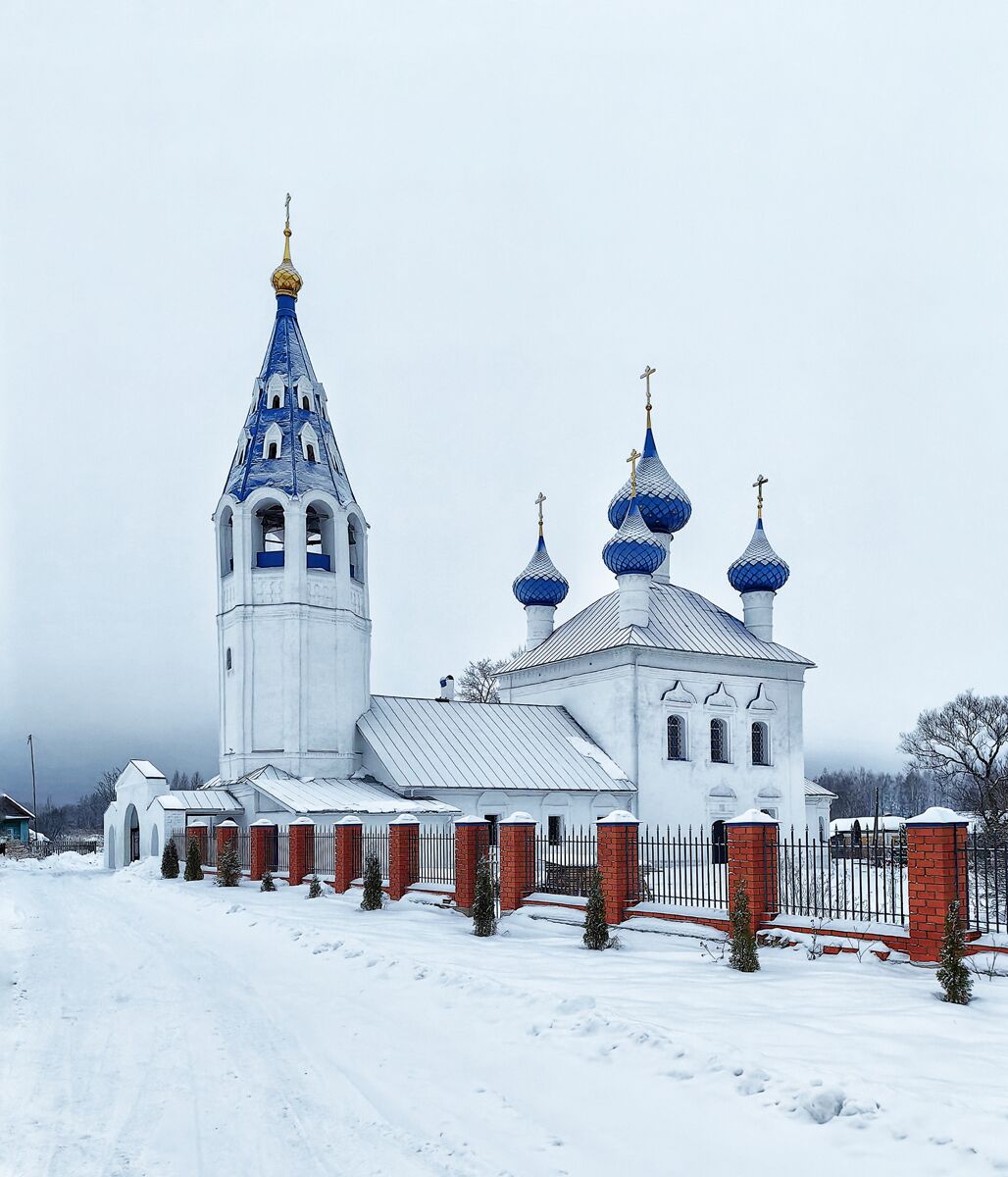 Церковь Михаила Архангела, Кувакино (Некрасовский район, Ярославская область). фасады