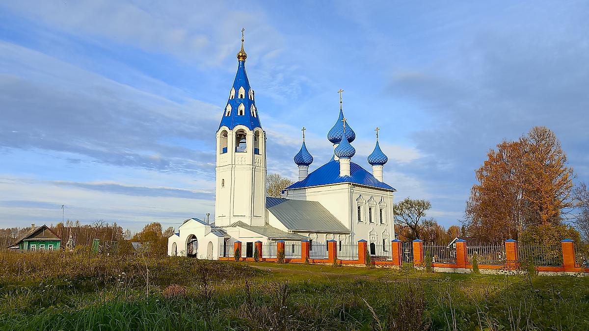 фасады. Церковь Михаила Архангела, Кувакино (Некрасовский район, Ярославская область)