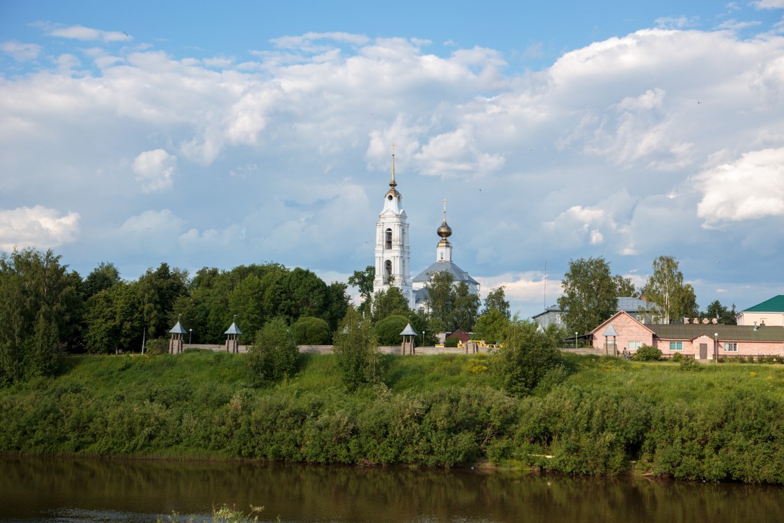 Буй. Собор Благовещения Пресвятой Богородицы. общий вид в ландшафте