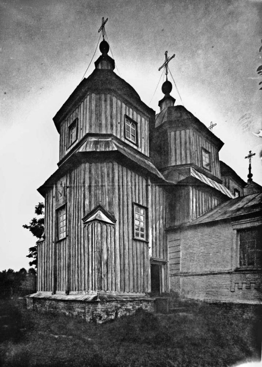 Ольшаны. Церковь Николая Чудотворца. архивная фотография, Николаевская церковь. Фото С. Таранушенко, 1928 год