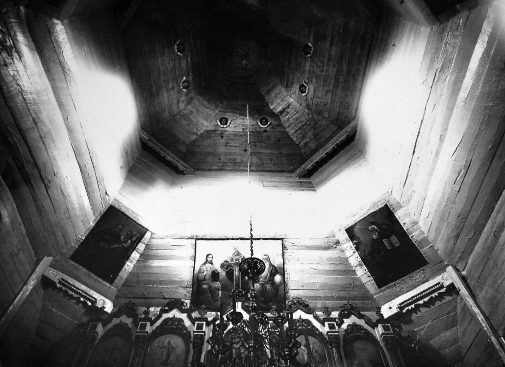 Ольшаны. Церковь Николая Чудотворца. архивная фотография, Свод храма, фото С. Таранушенко, 1928 год