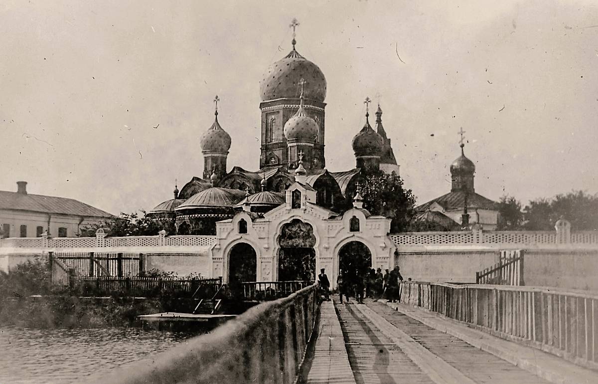 Фото 1900-1910 гг., архивная фотография. Покровская Введенская Островная женская пустынь, Введенское (Петушинский район, Владимирская область)
