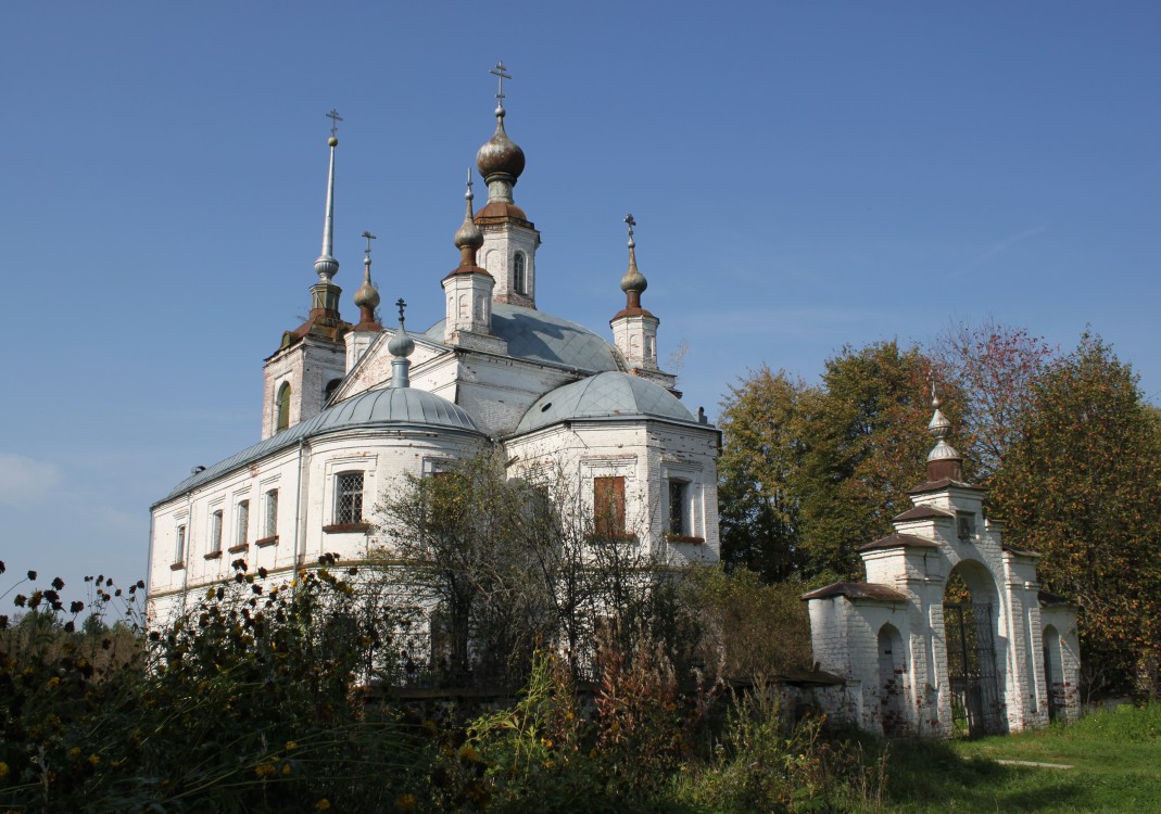 Николополье. Церковь Николая Чудотворца. фасады, Вид с юго - востока