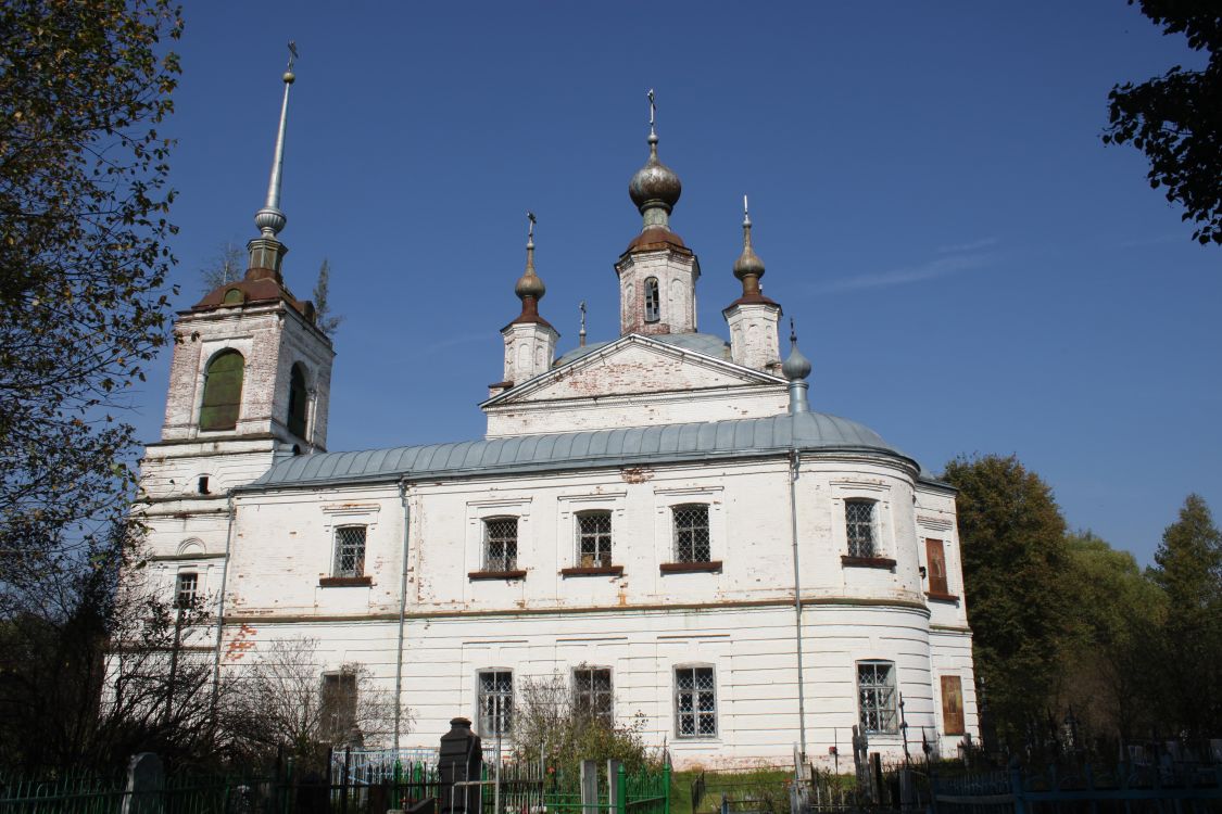 Николополье. Церковь Николая Чудотворца. фасады, Вид с юга
