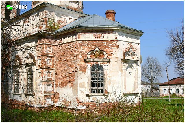 Церковь Казанской иконы Божией Матери, Дубасово (Гусь-Хрустальный район и г. Гусь-Хрустальный, Владимирская область). архитектурные детали, Апсида