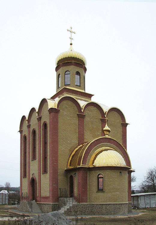 Хорошево. Церковь Казанской иконы Божией Матери (новая). фасады