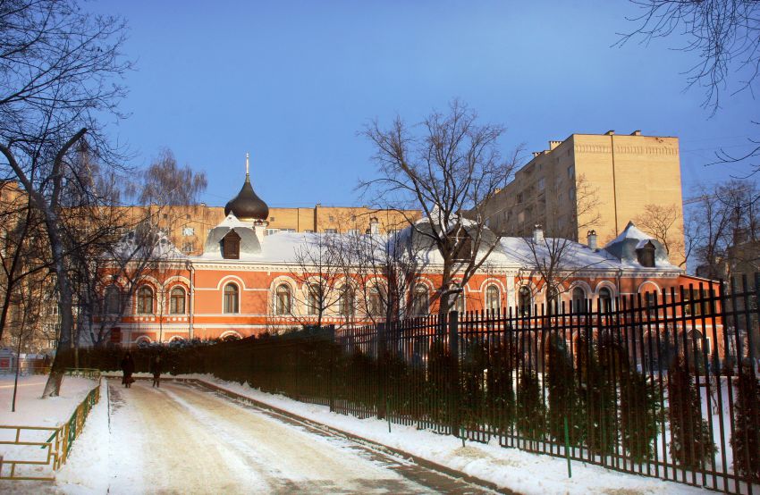 Мещанский. Церковь Святителей Московских в Троицком подворье. фасады