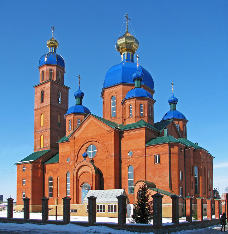 Церковь Смоленской иконы Божией Матери, Лозовая (Лозовской район, Украина, Харьковская область). фасады