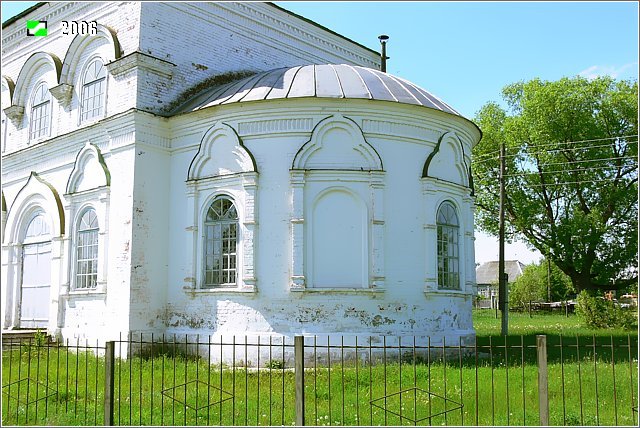 Церковь Воздвижения Креста Господня, Григорьево (Гусь-Хрустальный район и г. Гусь-Хрустальный, Владимирская область). фасады, Апсида