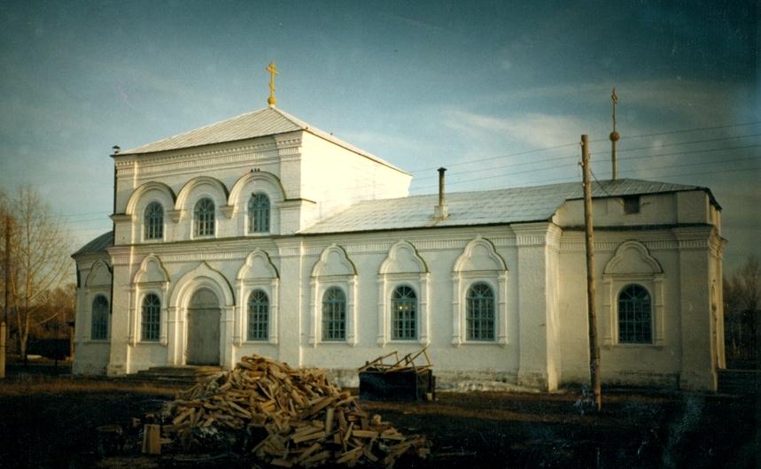 Григорьево. Церковь Воздвижения Креста Господня. фасады, северный фасад