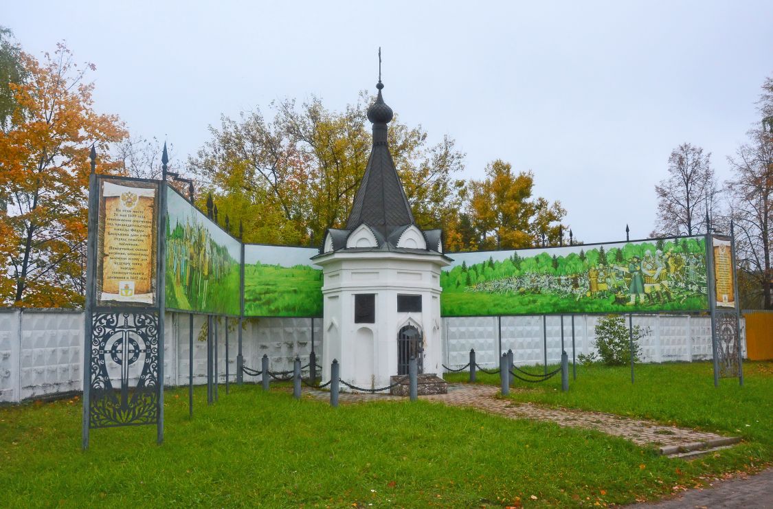 Часовня в память первой битвы с поляками в 1609 году, Кинешма (Кинешемский район, Ивановская область). художественные фотографии