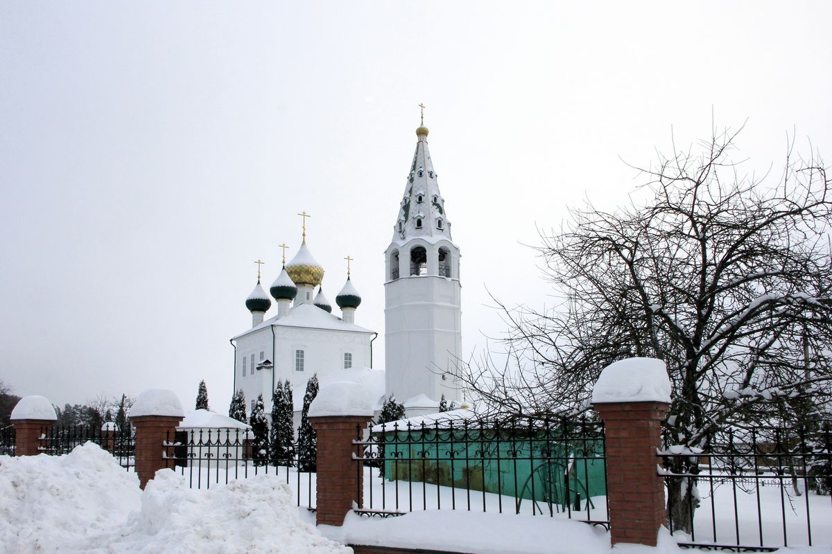 фасады. Церковь Воздвижения Креста Господня, Воздвиженье (Заволжский район, Ивановская область)