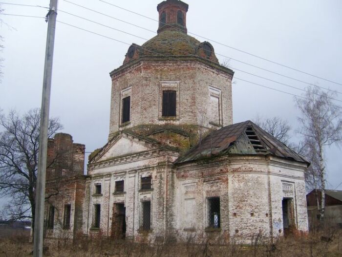 Новлянское. Церковь Покрова Пресвятой Богородицы. фасады