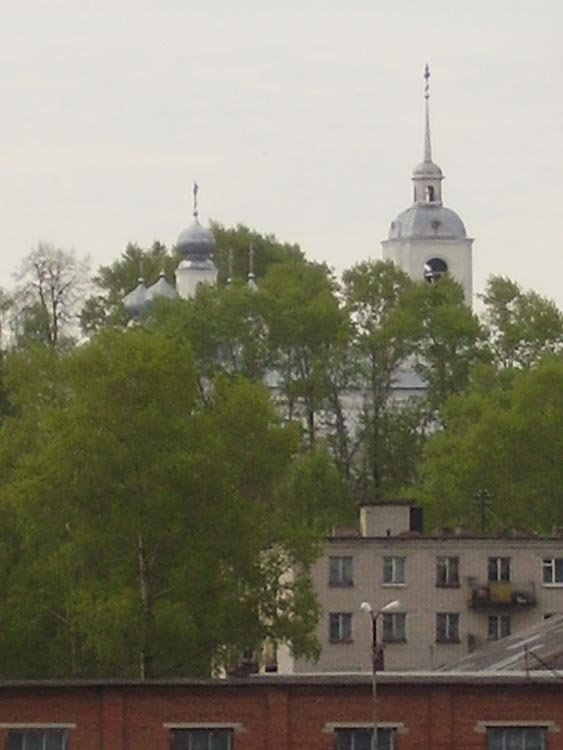 Церковь Успения Пресвятой Богородицы, Наволоки (Кинешемский район, Ивановская область). общий вид в ландшафте