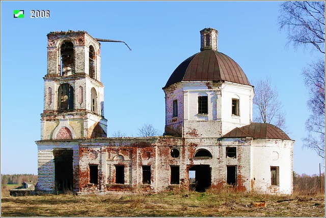 Церковь Николая Чудотворца, Новое (Ковровский район и г. Ковров, Владимирская область). фасады, Южный фасад