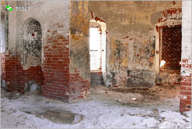 Церковь Николая Чудотворца, Новое (Ковровский район и г. Ковров, Владимирская область). интерьер и убранство, Интерьер апсиды и северо-западный угол основного объема