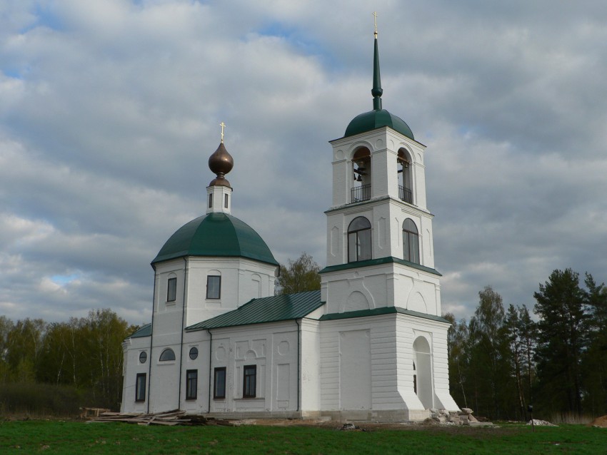 Новое. Церковь Николая Чудотворца. фасады