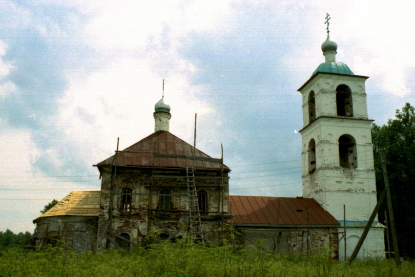 Павловское. Церковь Воскресения Христова. фасады, северный фасад.