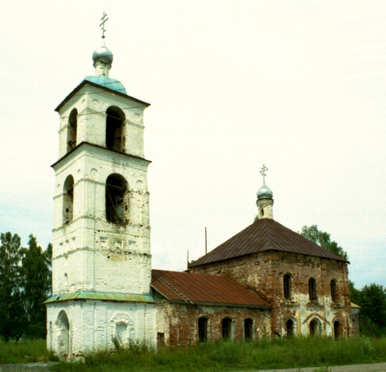 Павловское. Церковь Воскресения Христова. фасады, юго-западный фасад