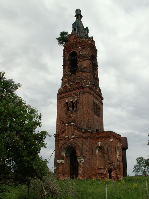 Рождества Христова, колокольня церкви, Языково (Дмитровский городской округ, Московская область). фасады