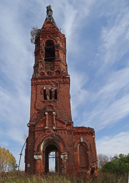 Колокольня церкви Рождества Христова, Языково (Дмитровский городской округ, Московская область). фасады
