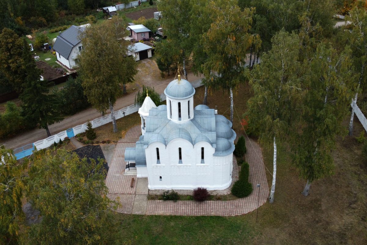 Церковь Рождества Пресвятой Богородицы, Балакирево (Александровский район, Владимирская область). общий вид в ландшафте