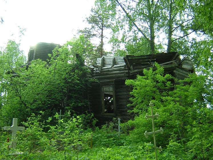 Спирово (Осницкий погост). Церковь Покрова Пресвятой Богородицы. фасады