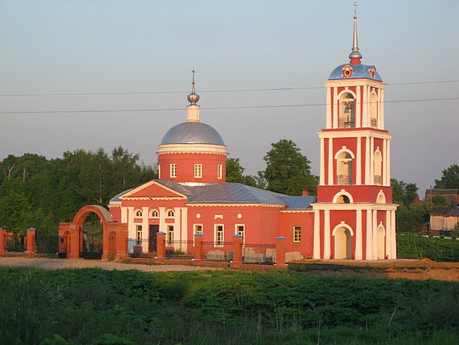 Алёшино. Церковь Георгия Победоносца. фасады