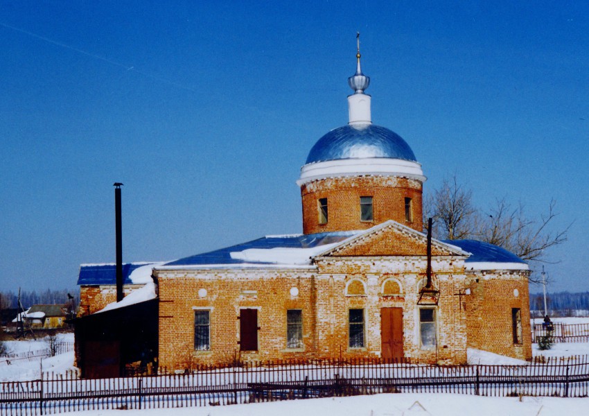 Алёшино. Церковь Георгия Победоносца. фасады